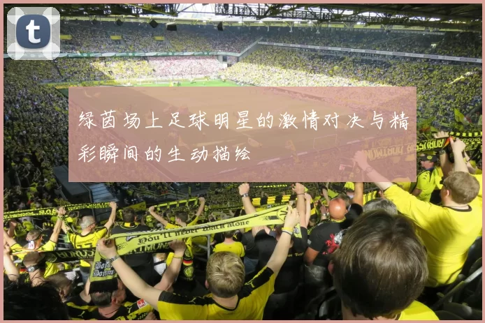 绿茵场上足球明星的激情对决与精彩瞬间的生动描绘