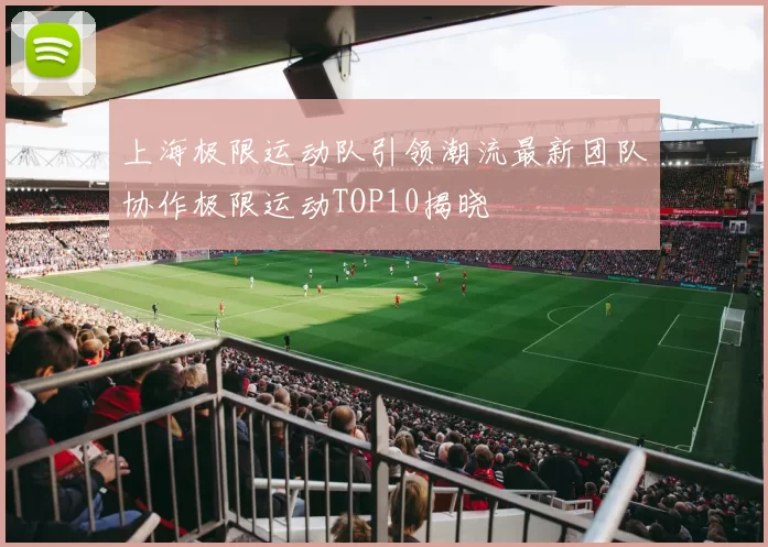 上海极限运动队引领潮流最新团队协作极限运动TOP10揭晓